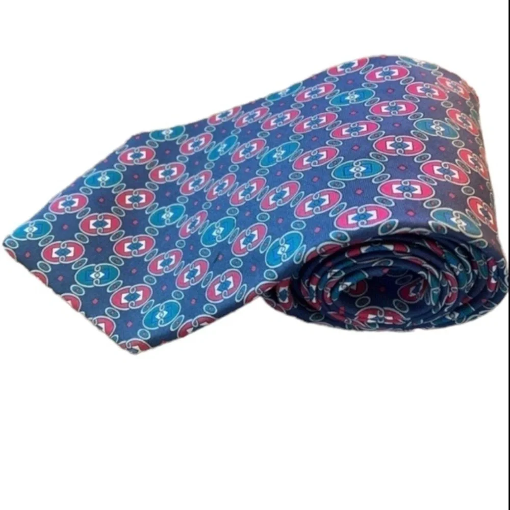 Christian Dior Vintage 100% Silk Tie - Picture 3 of 6